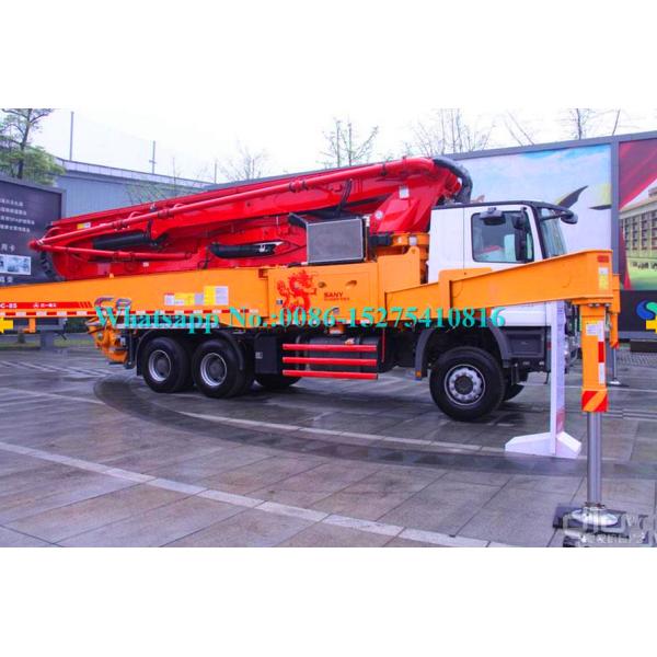 High Efficient 3 Axle Cement Pump Truck 36X-5Z With Boom 120m³/H Max Output