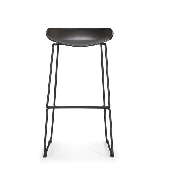 Fixed Bistro Bar Table And Chairs Backless Counter Stools OEM
