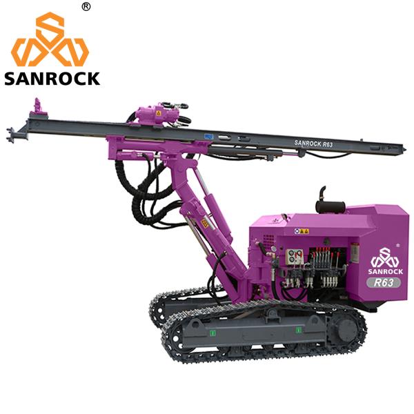 Mining DTH Drilling Rig Rotary Blasthole Depth 20m Crawler Hydraulic Drilling Rig