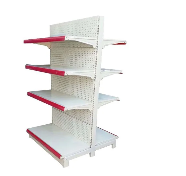 Factory custom metal gondola gourmet shop metal display rack