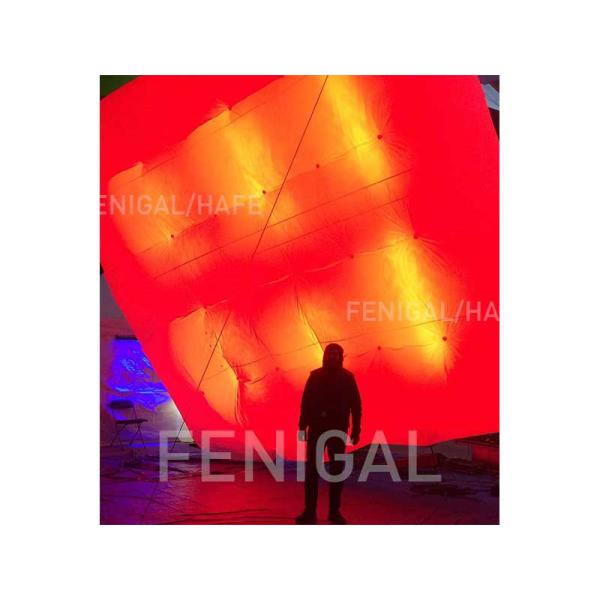 LED RGBWA Inflatable Lighting Balloon 20x20ft 6x22ft Dia