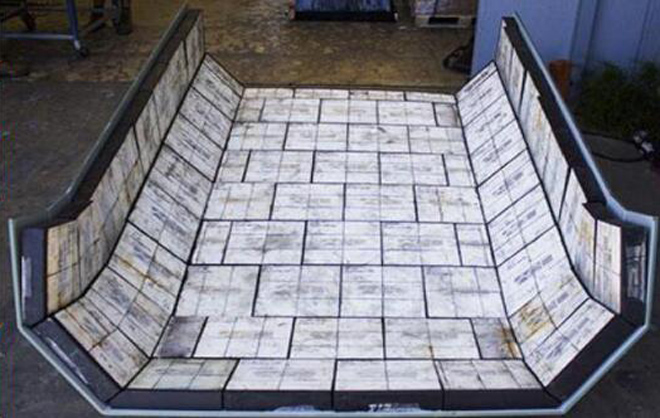 Wear Resistant Ceramic Wear Tiles 92% 95% Alumina Ceramic Liner Pipe Linings