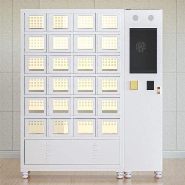 Quality European Standard Export Cooling Locker Vending Machine With Credit Card Reader And 4℃ Refrigeration for sale