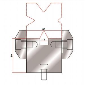 China Lower Die Holder HRC48-HRC52 Multi V Die Block Bottom Lower Tool wholesale