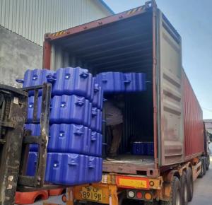 China High Density Polyethylene Modular Pontoon With Excellent Stability And Flexibility wholesale