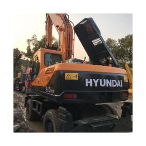 Used Hyundai 210W Wheel Excavator 21 Ton Robex 210 Excavadora R210W-9 in 2019 Year