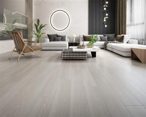 China Wood Grain Formaldehyde Free WPC Vinyl Flooring For School wholesale