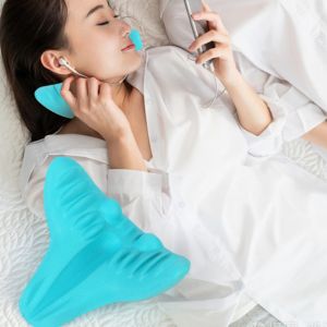 Neck And Shoulder Relaxer Cervical Traction Device Chiropractic Pillow Neck