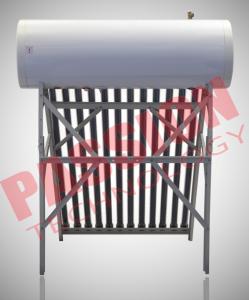 China Professional Heat Pipe Solar Water Heater With 20 Tubes Aluminum Reflector Frame wholesale