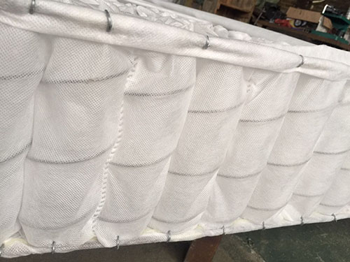 Pocket Spring Unit with non woven fabric cover for mattress core, mattress in King size