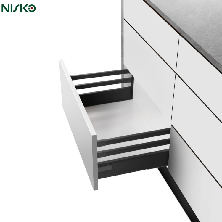China Kitchen Tandem Box Drawer Soft Close with Double Square Rod wholesale