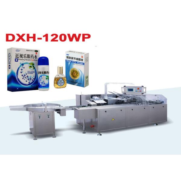 Automatic Pharmaceutical Bottle Packing Equipment / Eye Drop Carton Box Packing