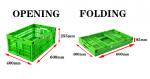 Plastic Collapsible Storage Box Plastic Shipping Containers Collapsible Basket