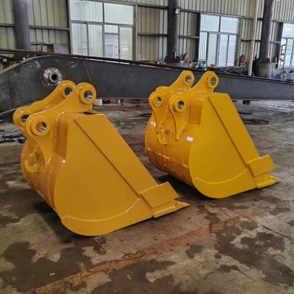 Q355B Excavator Rock Bucket Customization For Long Reach Arm Hitach330