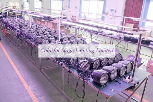 54x3W LED RGBW Par 64 Light