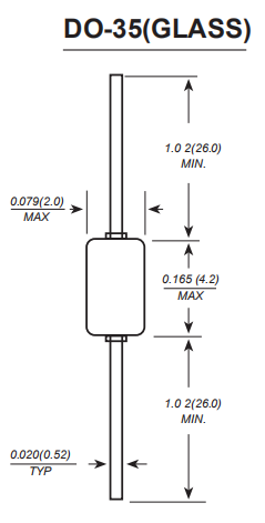 Db3 Diac Trigger Diode And Diac Db4 Db6 Db8 DO 35 150mW Signal
