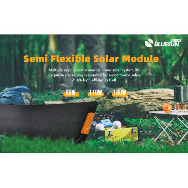 Bluesun High Powered 360W Flexible Solar Panel Mats 400 Watts Monocrystalline Modules