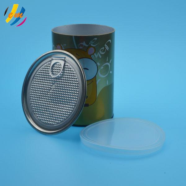 Quality CMYK Color Paper Cylinder Container for sale