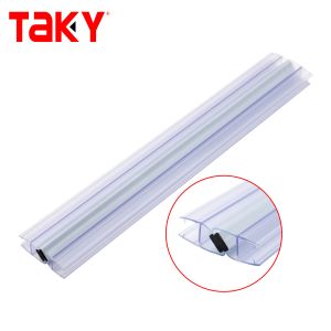 China Clear PVC Shower Door Seal Strip 10mm Transparent Waterproof on sale