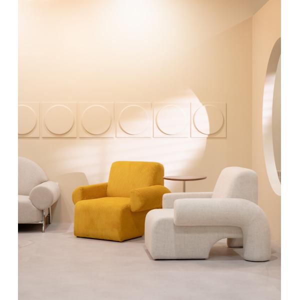 Corduroy Fabric Leisure Chair