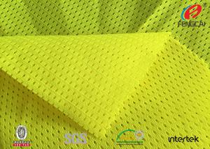 China Neon Colour Police Uniform Mesh Fabric Fluorescent Material Fabric wholesale