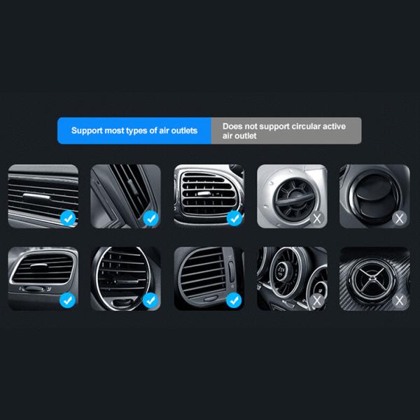 Wireless QI 15W Automatic Clamping Phone Holder