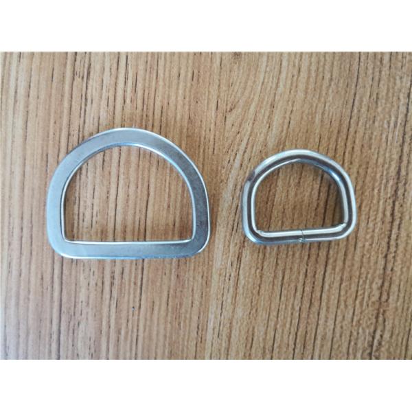 Welding Rigging Hardware / Metal Accessories Zinc Coating Surface For Belt Ring