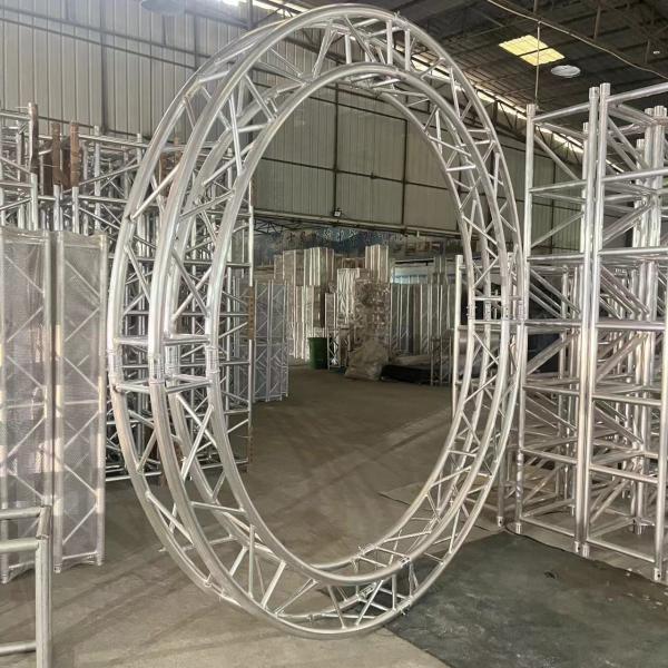 Robust Circular Aluminum Truss Multi Angle Truss Corner For Stage Events