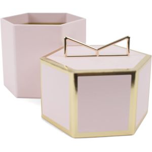 China Birthdays Hexagonal Paperboard Recycled Paper Gift Boxes wholesale