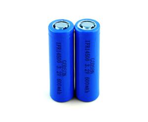 China CC CV Charging 12V LiFePO4 Battery IFR14500 Regarchable 3.2 V 600mAh Single Cell wholesale