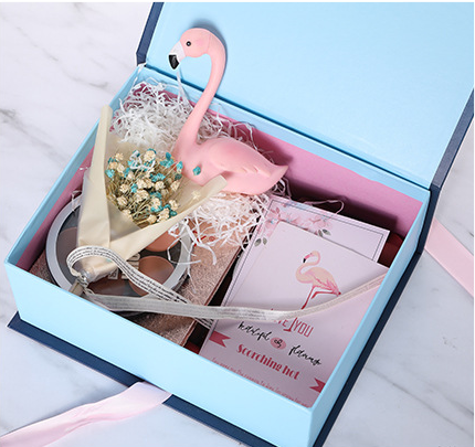 Recycled Materials Custom Logo Baby Clothes Gift Box Set Packaging Boxes With Ribbon