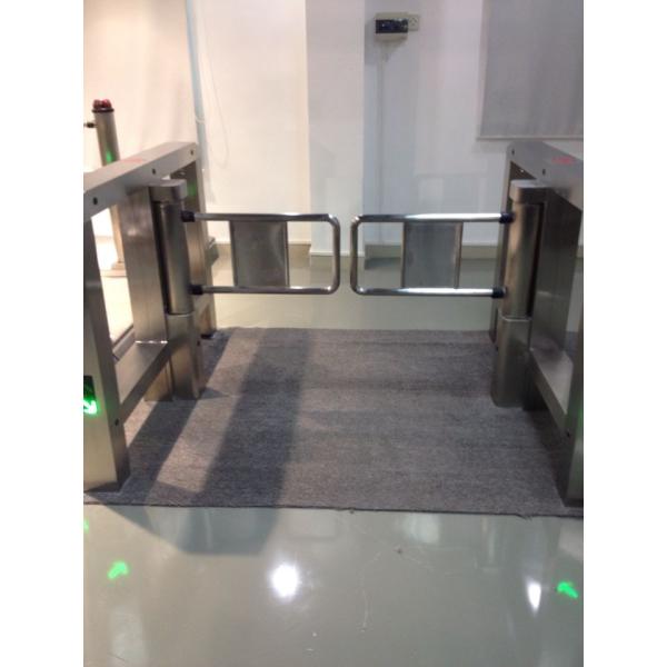 Brush DC 24V Motor Pedestrian Swing Gate Access Control System For Commercial Building