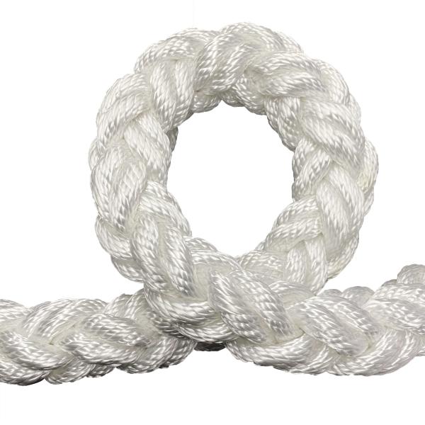 High Tenacity Dacron Multifilament 8 Strand Braided Polyester Rope 220m for Marine Mooring
