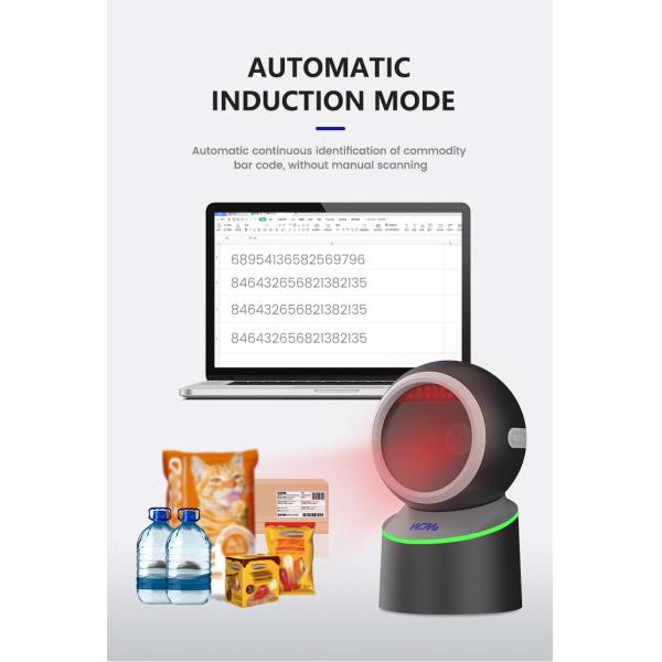 A Alipay 2D Barode Scanner Pdf417 Qr Code Reader for Supermarket Driver License 2D Bar Code Reader Barcode Scanner