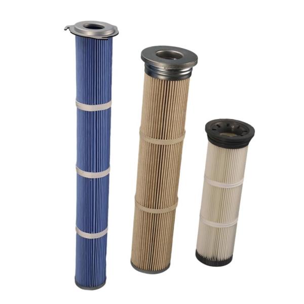 Industrial Customized 250x150 Cartridge Air Filter Element Cotton and Fiberglass Material for Dust Collection