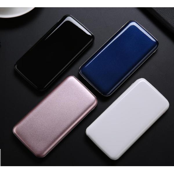UV Finish Mirror 10000mAh Polymer Battery Bi-directional QC3.0 PD Fast Charging Power Bank 5V3A