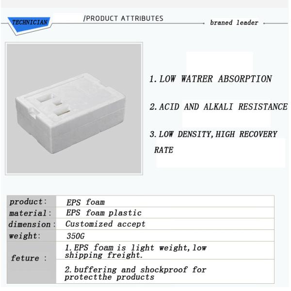 High Density Buffer EPS Foam Packaging 100mm Expanded Polystyrene Sheets