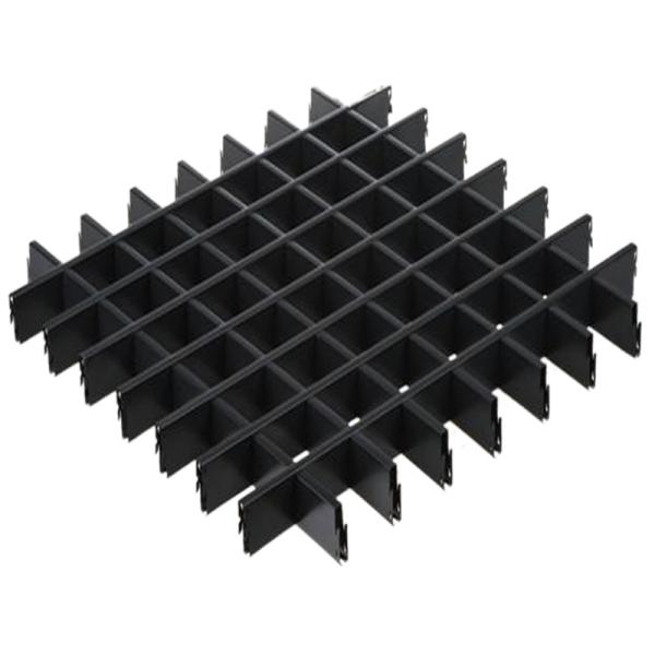 Simple Installation Grid Aluminum Ceiling Tiles 100x100mm