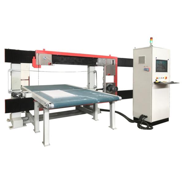 Quality Rigid PU Foam CNC Wire Cut Machine With Vertical Blade 6m/Min 2860rpm for sale
