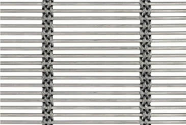 Aluminum Cable Welded Wire Fabric , Architectural Metal Mesh Panels Flexible