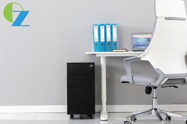 Quality Side Open Mobile Pedestal Cabinet 3 Drawers Lockable Filing Storage for sale