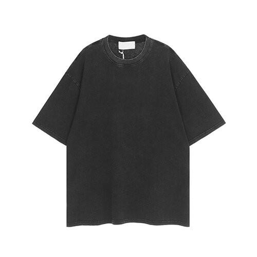Quality OEM maufactory  Letter print short -sleeved T -shirt men's summer round neck half -sleeved European and American trend for sale