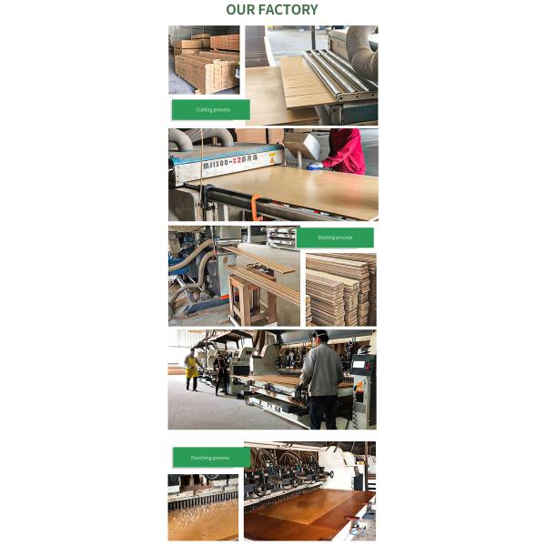 28-4 Pattern Melamine Grooved MDF Wood Panels for Effective Home Theater Soundproofing