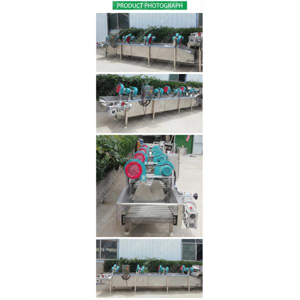 Fruit Processing SS304 500kg/H 7.5KW Food Drying Machine