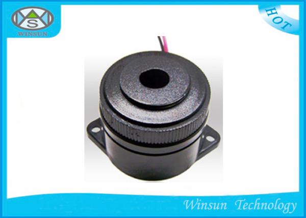 Quality Lead Wire 12V Piezo Buzzer D30xH25mm , Internal Drive Small Piezo Buzzer With Circuit for sale