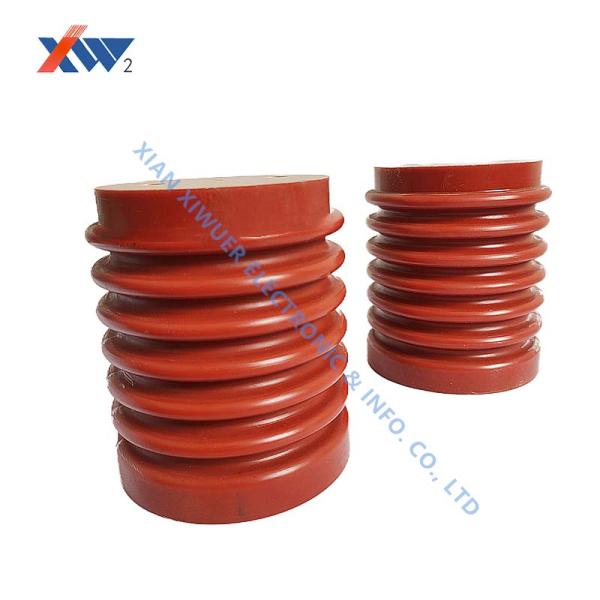 Indoor High Voltage Ceramic Epoxy Resin Capacitive Divider Insulator Sensor 4 Holes