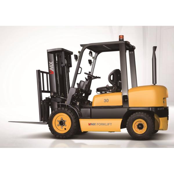 3 Ton Diesel Forklift Truck 6000mm Max Lifting Height High Capacity