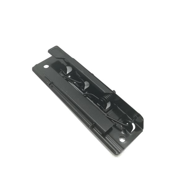 Matte Black Loose Leaf Binder Clips Metal Spring Clips 4 Inch For Folder Board