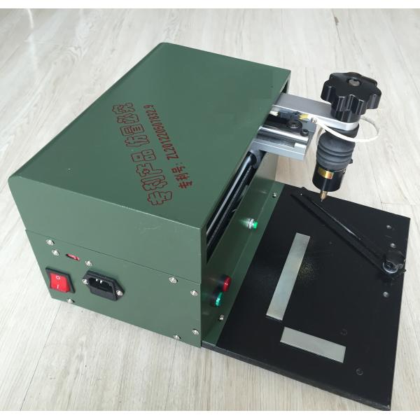 Metal Nameplates Electric Dot Peen Marker , Electric Dot Peen Engraving Machine