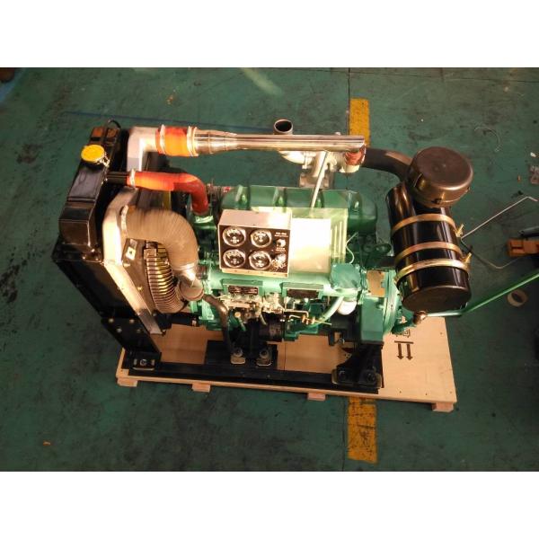 75kw/100hp 2000rpm Weifang diesel engine R4110ZLP with the clutch and belt pulley for stationary power